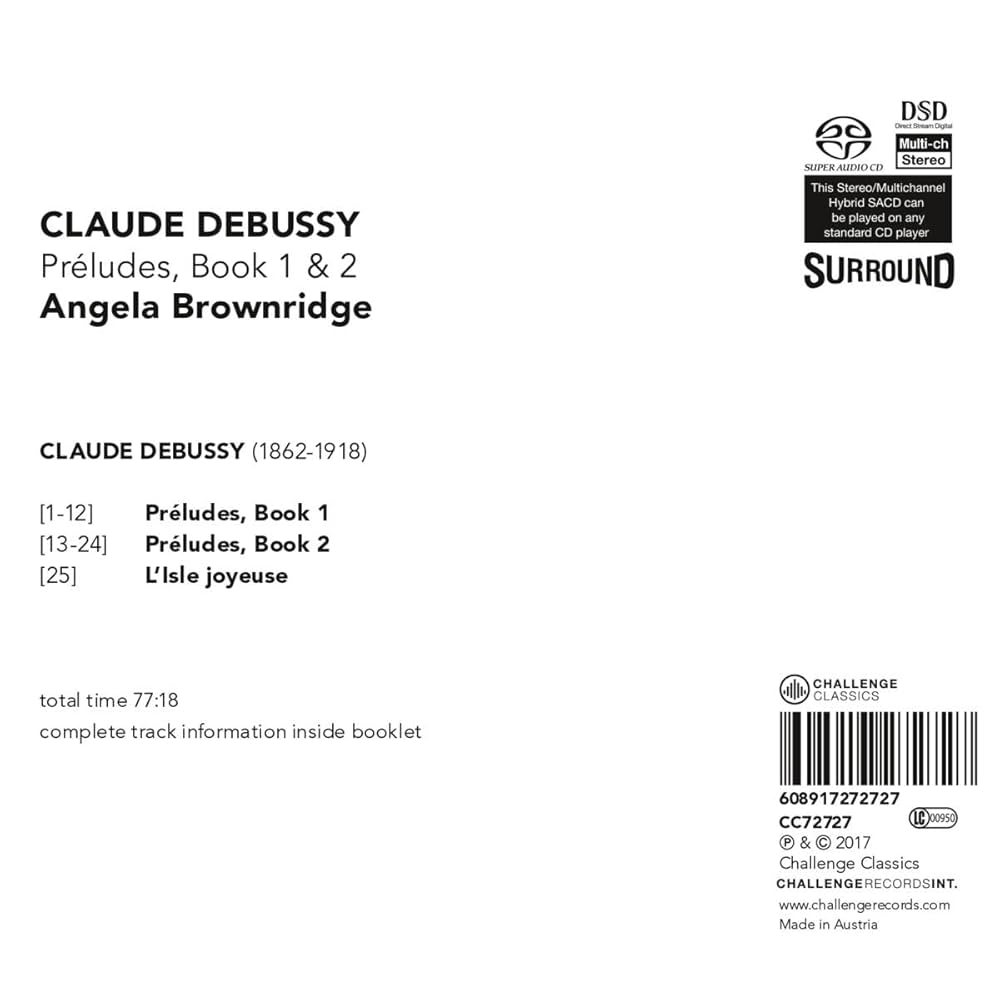 Amazon.co.jp: Preludes Book 1 & 2-Sacd-: ミュージック